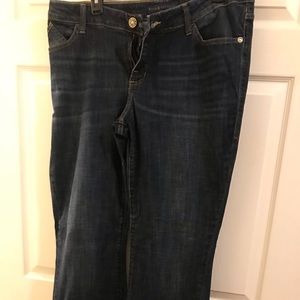 Dark blue wash jeans size 16W EUC